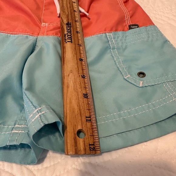 Boy’s 2 swim trunks sz 4 Carters size 4T Cat and Jack both lining elastic waist - Picture 6 of 10